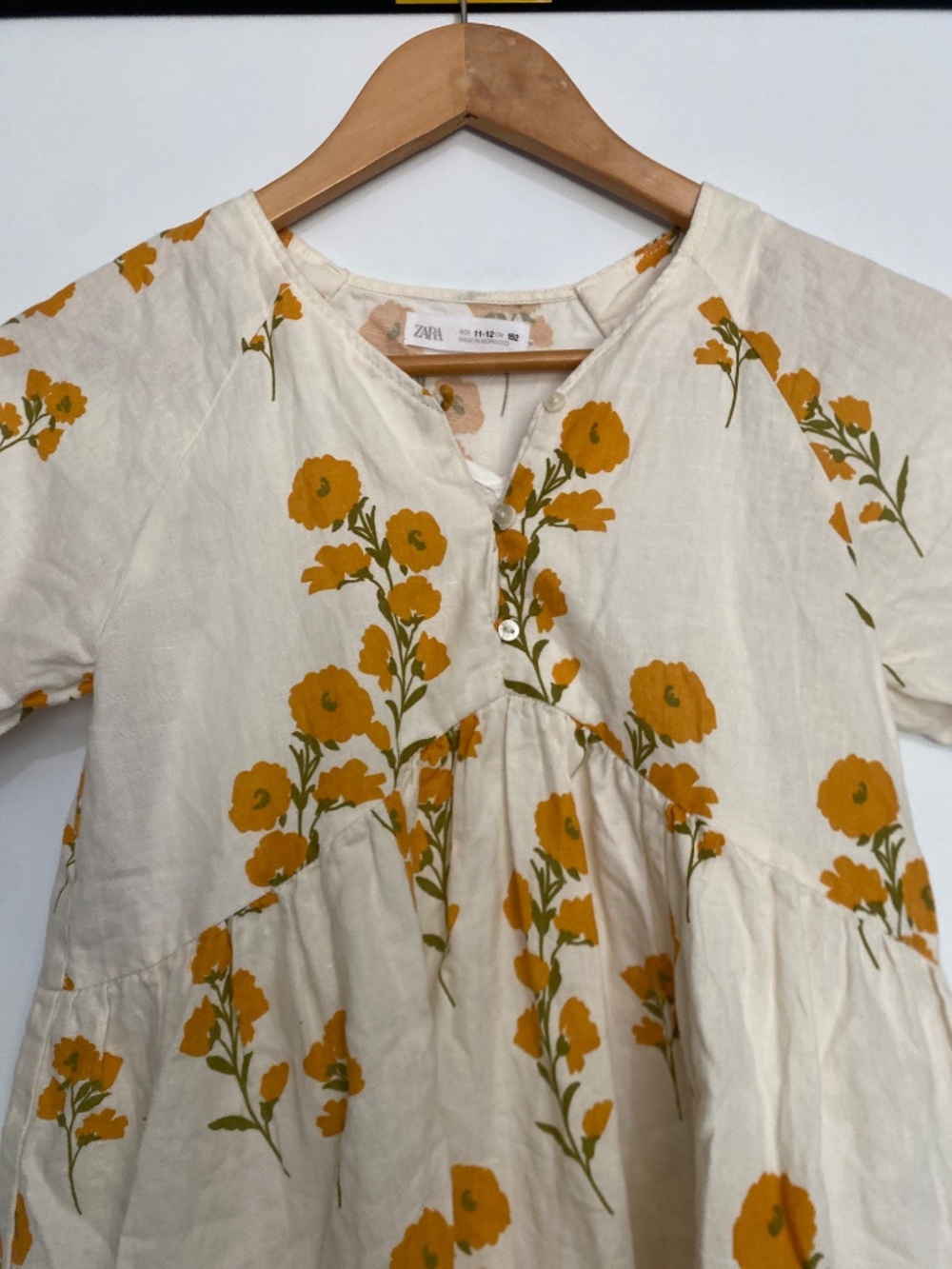 NWT Zara 11-12Y Girl’s Floral Tiered Dress - Picture 7 of 14